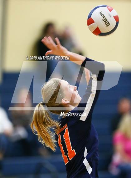 Thumbnail 2 in Arendell Parrott Academy vs GRACE Christian (NCISAA 3A Final) photogallery.