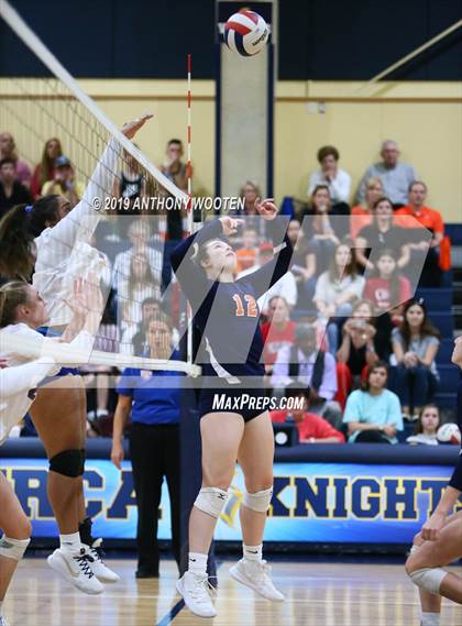 Thumbnail 3 in Arendell Parrott Academy vs GRACE Christian (NCISAA 3A Final) photogallery.