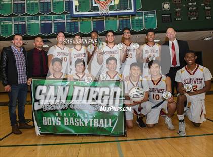 Thumbnail 3 in Southwest SD vs. San Diego Academy (CIF SDS D5 Final) photogallery.