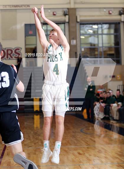 Thumbnail 1 in Pius X vs. Lincoln Northeast (HAC Tournament) photogallery.
