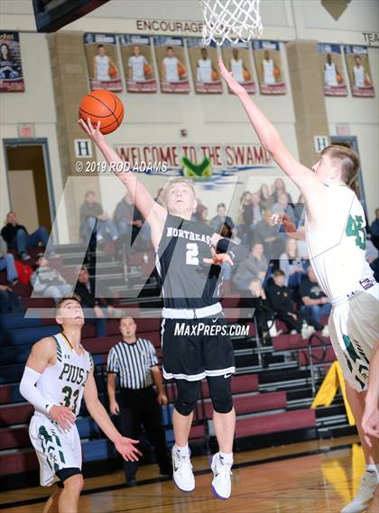 Thumbnail 3 in Pius X vs. Lincoln Northeast (HAC Tournament) photogallery.