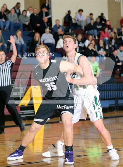 Thumbnail 3 in Pius X vs. Lincoln Northeast (HAC Tournament) photogallery.