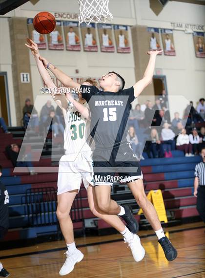 Thumbnail 2 in Pius X vs. Lincoln Northeast (HAC Tournament) photogallery.