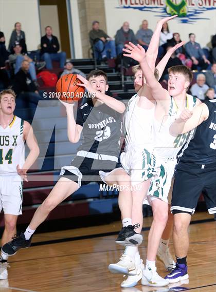 Thumbnail 3 in Pius X vs. Lincoln Northeast (HAC Tournament) photogallery.