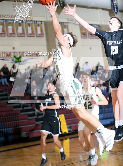 Thumbnail 2 in Pius X vs. Lincoln Northeast (HAC Tournament) photogallery.
