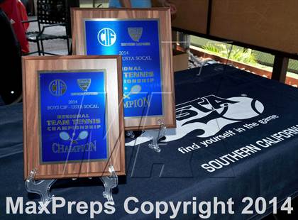 Thumbnail 2 in CIF SoCal Regional Team Tennis Championships photogallery.