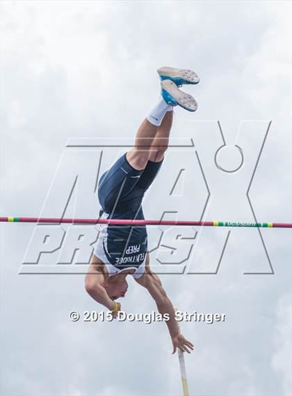 Thumbnail 2 in CIF State Track and Field Championships (Boys Pole Vault Qualifications) photogallery.