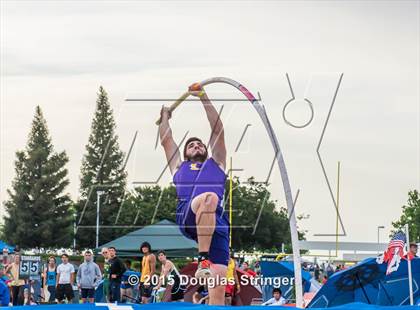 Thumbnail 1 in CIF State Track and Field Championships (Boys Pole Vault Qualifications) photogallery.