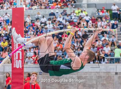 Thumbnail 3 in CIF State Track and Field Championships (Boys Pole Vault Qualifications) photogallery.