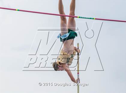Thumbnail 2 in CIF State Track and Field Championships (Boys Pole Vault Qualifications) photogallery.