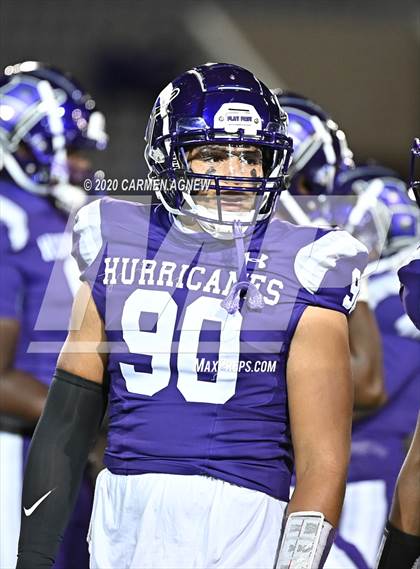Thumbnail 2 in Cypress Woods @ Klein Cain (UIL 6A Bi-District Playoff) photogallery.
