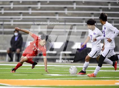 Thumbnail 2 in Humble vs. Bellaire (CFISD Soccer Showcase) photogallery.
