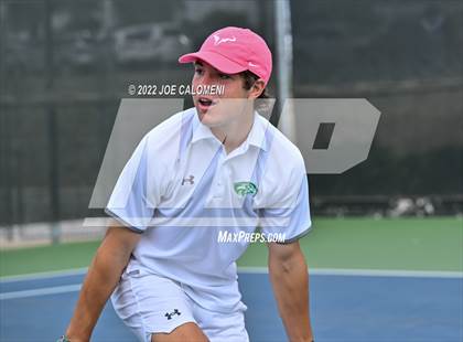 Thumbnail 2 in Peaster vs Wall (UIL 3A Boys Doubles State Finals) photogallery.