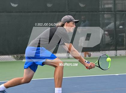 Thumbnail 2 in Peaster vs Wall (UIL 3A Boys Doubles State Finals) photogallery.