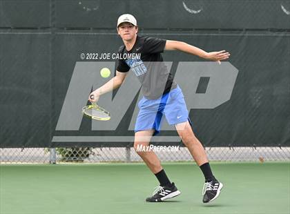 Thumbnail 3 in Peaster vs Wall (UIL 3A Boys Doubles State Finals) photogallery.