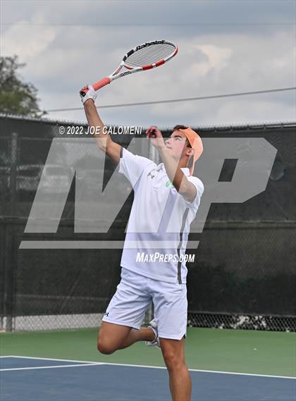 Thumbnail 1 in Peaster vs Wall (UIL 3A Boys Doubles State Finals) photogallery.