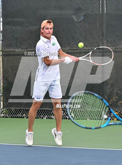 Thumbnail 3 in Peaster vs Wall (UIL 3A Boys Doubles State Finals) photogallery.