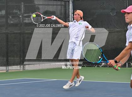 Thumbnail 1 in Peaster vs Wall (UIL 3A Boys Doubles State Finals) photogallery.