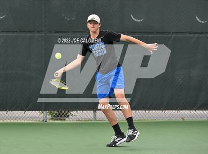Thumbnail 1 in Peaster vs Wall (UIL 3A Boys Doubles State Finals) photogallery.