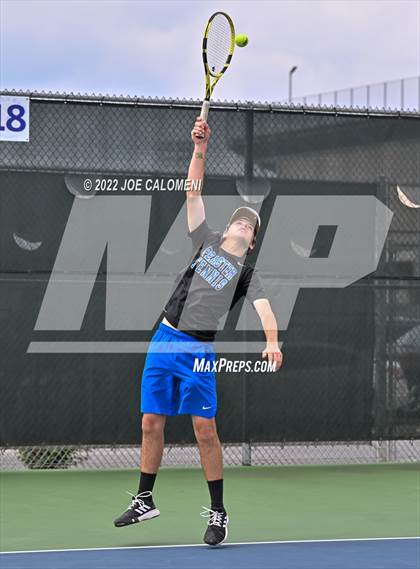 Thumbnail 1 in Peaster vs Wall (UIL 3A Boys Doubles State Finals) photogallery.