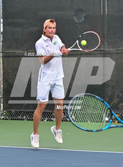 Thumbnail 1 in Peaster vs Wall (UIL 3A Boys Doubles State Finals) photogallery.