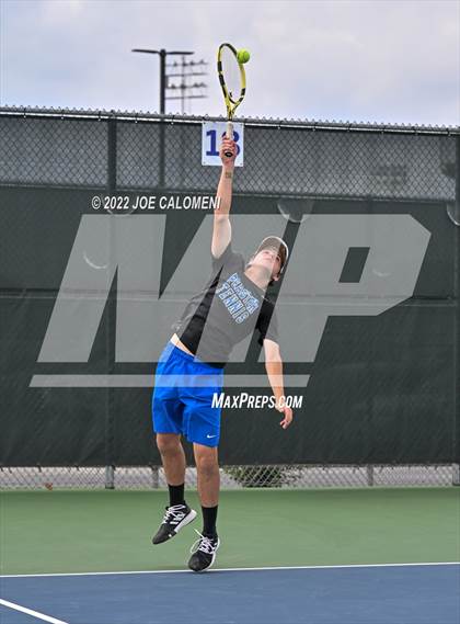 Thumbnail 1 in Peaster vs Wall (UIL 3A Boys Doubles State Finals) photogallery.