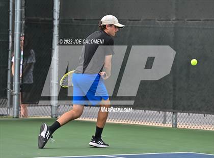 Thumbnail 3 in Peaster vs Wall (UIL 3A Boys Doubles State Finals) photogallery.