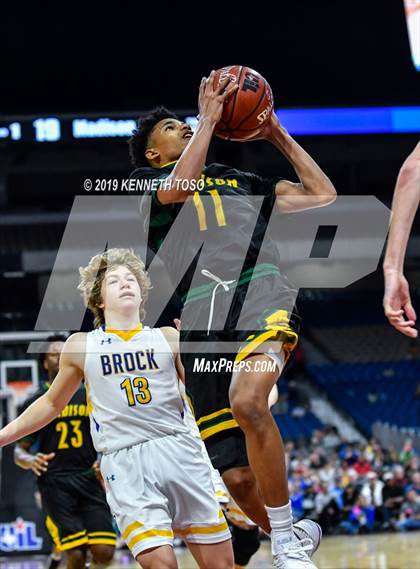 Thumbnail 1 in Brock vs. Madison (UIL 3A Final) photogallery.