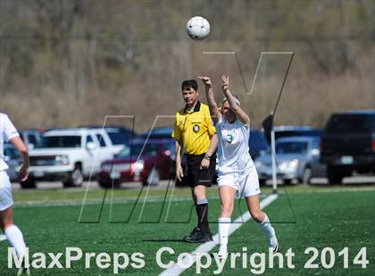 Thumbnail 3 in St. Joseph's Academy vs. Fort  Zumwalt east (St. Louis Soccer Classic) photogallery.