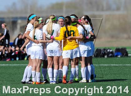 Thumbnail 2 in St. Joseph's Academy vs. Fort  Zumwalt east (St. Louis Soccer Classic) photogallery.