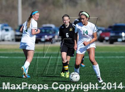 Thumbnail 2 in St. Joseph's Academy vs. Fort  Zumwalt east (St. Louis Soccer Classic) photogallery.