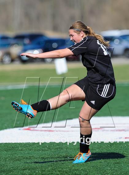 Thumbnail 3 in St. Joseph's Academy vs. Fort  Zumwalt east (St. Louis Soccer Classic) photogallery.