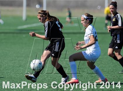 Thumbnail 3 in St. Joseph's Academy vs. Fort  Zumwalt east (St. Louis Soccer Classic) photogallery.