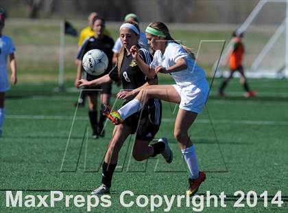 Thumbnail 3 in St. Joseph's Academy vs. Fort  Zumwalt east (St. Louis Soccer Classic) photogallery.