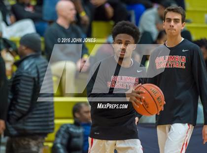 Thumbnail 3 in Seton Hall Prep vs. Columbia (Hoop Group NJ Tip Off Classic) photogallery.