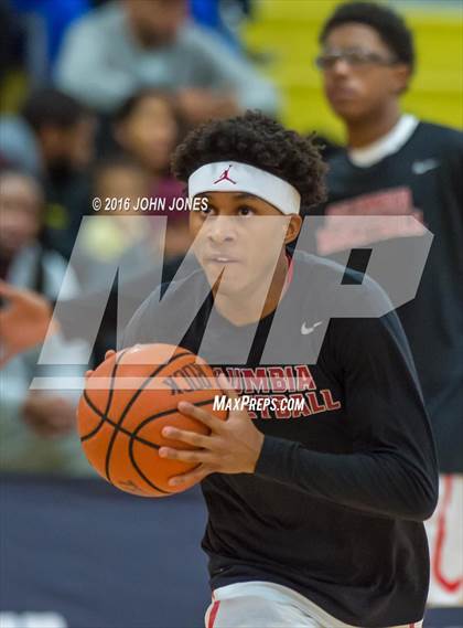 Thumbnail 2 in Seton Hall Prep vs. Columbia (Hoop Group NJ Tip Off Classic) photogallery.