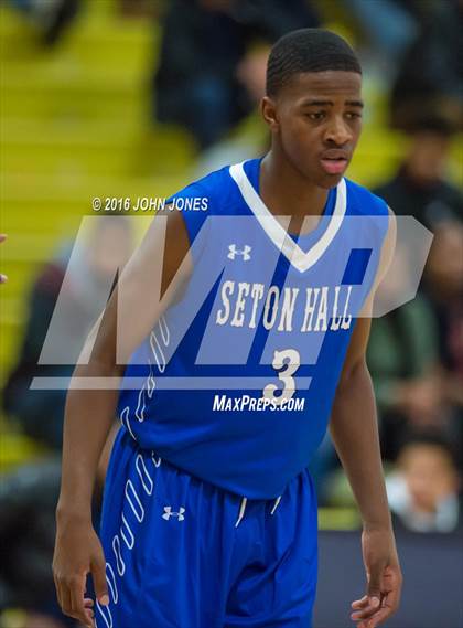 Thumbnail 3 in Seton Hall Prep vs. Columbia (Hoop Group NJ Tip Off Classic) photogallery.