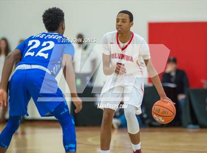 Thumbnail 3 in Seton Hall Prep vs. Columbia (Hoop Group NJ Tip Off Classic) photogallery.
