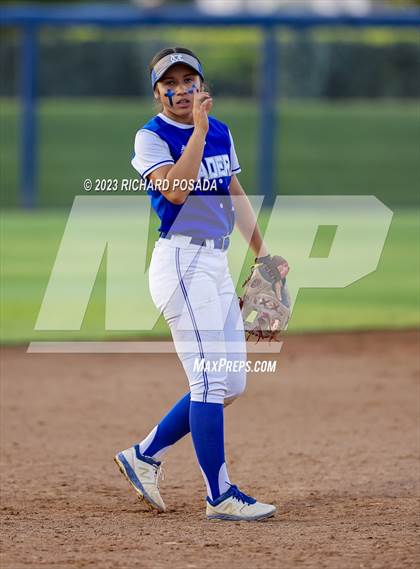 Thumbnail 1 in Frontier @ Madera (CIF CS Softball Championships-Division 2) photogallery.