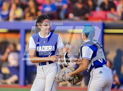 Thumbnail 1 in Frontier @ Madera (CIF CS Softball Championships-Division 2) photogallery.