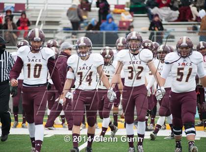 Thumbnail 2 in San Antonio Christian @ Prestonwood Christian (TAPPS Division 1 Round 1 Playoff) photogallery.