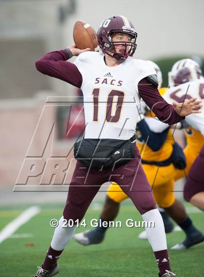 Thumbnail 2 in San Antonio Christian @ Prestonwood Christian (TAPPS Division 1 Round 1 Playoff) photogallery.