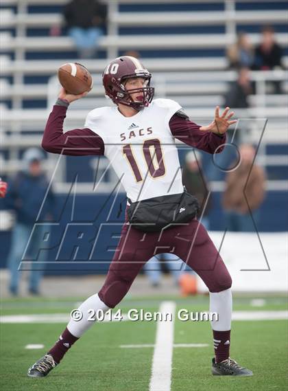 Thumbnail 2 in San Antonio Christian @ Prestonwood Christian (TAPPS Division 1 Round 1 Playoff) photogallery.
