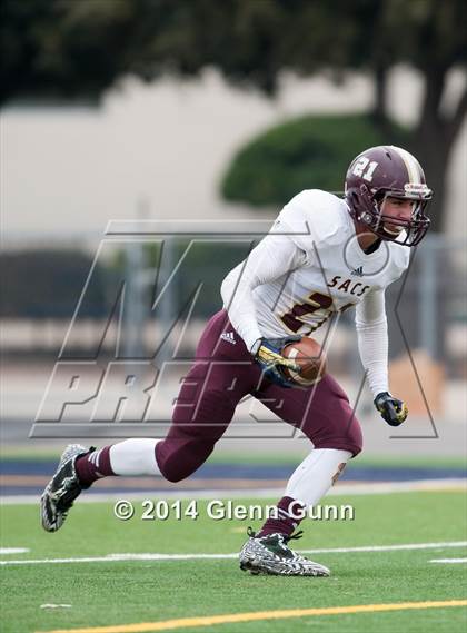 Thumbnail 1 in San Antonio Christian @ Prestonwood Christian (TAPPS Division 1 Round 1 Playoff) photogallery.