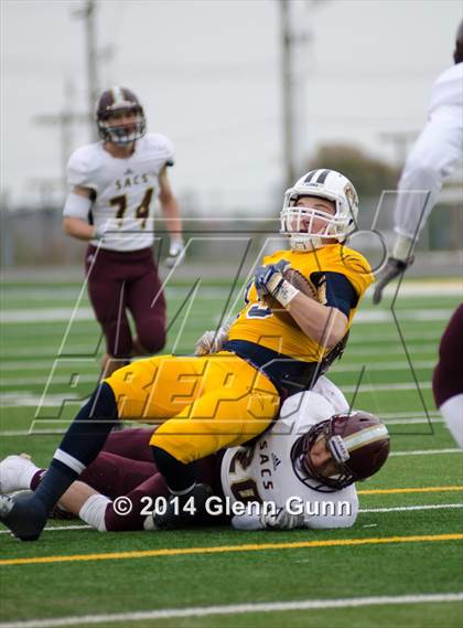 Thumbnail 2 in San Antonio Christian @ Prestonwood Christian (TAPPS Division 1 Round 1 Playoff) photogallery.