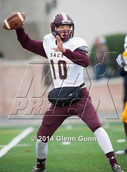 Thumbnail 1 in San Antonio Christian @ Prestonwood Christian (TAPPS Division 1 Round 1 Playoff) photogallery.