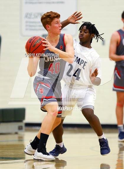 Thumbnail 3 in Tempe vs. Scottsdale Christian Academy (Holiday Invitational Tournament) photogallery.