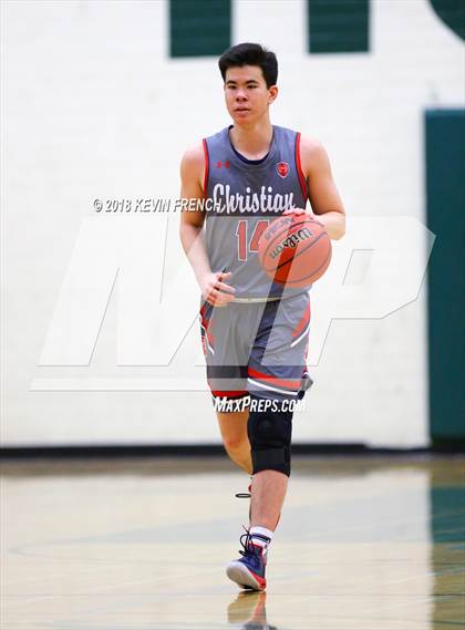 Thumbnail 1 in Tempe vs. Scottsdale Christian Academy (Holiday Invitational Tournament) photogallery.