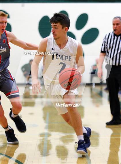 Thumbnail 1 in Tempe vs. Scottsdale Christian Academy (Holiday Invitational Tournament) photogallery.