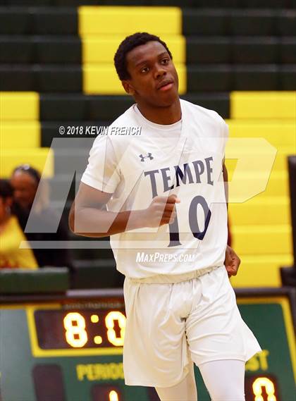 Thumbnail 2 in Tempe vs. Scottsdale Christian Academy (Holiday Invitational Tournament) photogallery.